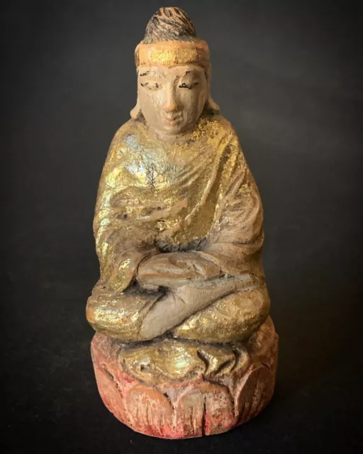 Buddha 佛 Myanmar Thailand Laos Holz Burma China Asia