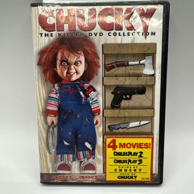 Chucky the Killer DVD Collection - Childs Play 2, 3... (DVD, 4-film) - J0409