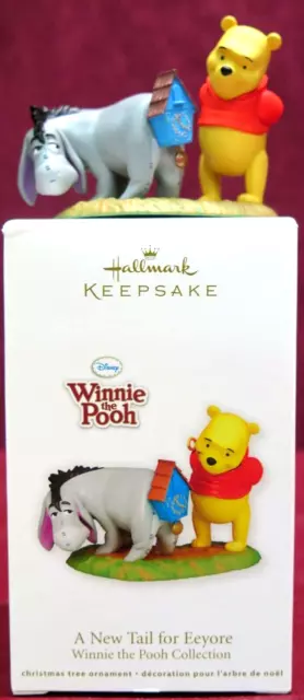 2011 Hallmark Keepsake Ornaments Disney's Winnie Pooh "A New Tail for Eeyore"