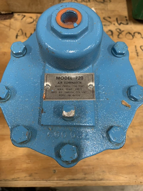 New! Thrush Air Eliminator Model 720, Operating Range 2 PSIG to 150 PSIG 720-1