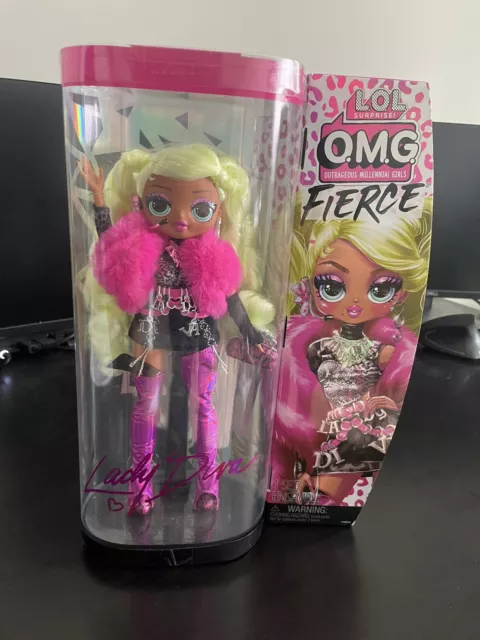LOL Surprise OMG Fierce Lady Diva Fashion Doll with 15 Surprises