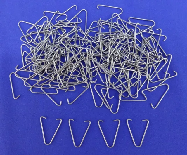 100 Qty Drop Grid Ceiling Wire V Clips Hanger Suspended Tile Grid Track Hooks