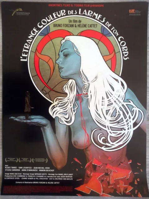 L'ETRANGE COULEUR DES LARMES DE TON CORPS Affiche Cinéma ROULEE 53x40 Poster