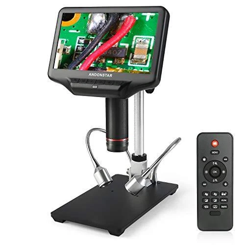 AD407 3D HDMI Soldering Digital Microscope with 4MP UHD and 7 inch Adjustable