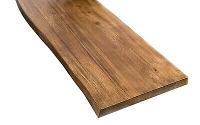 70cm Holzplatte Tischplatte Eichenplatte Eiche Tisch massiv  Baumkante english 