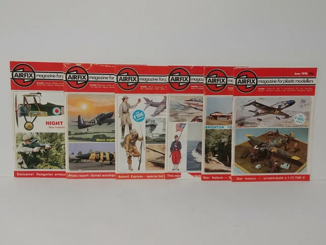 Airfix Magazine Back Issue Selection - For Plastic Model Builders, Issues From 1979-1993, Pre-Owned Good Condition