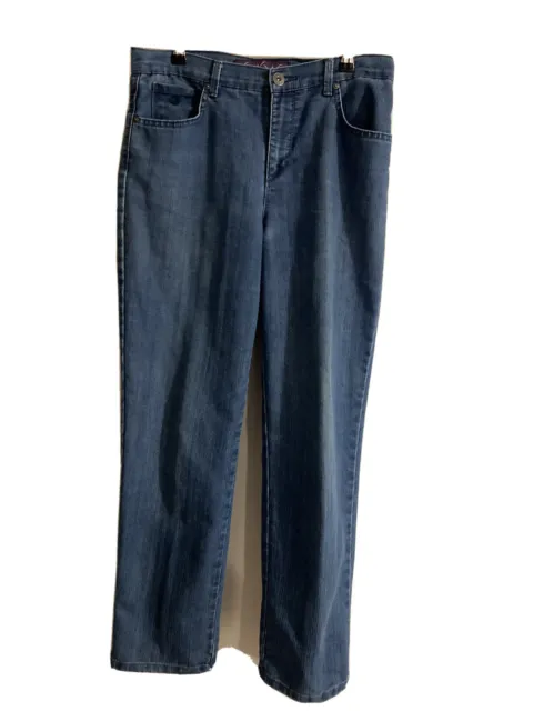Gloria Vanderbilt Amanda Classic Tapered Stretch Denim Jeans Women's Size 8