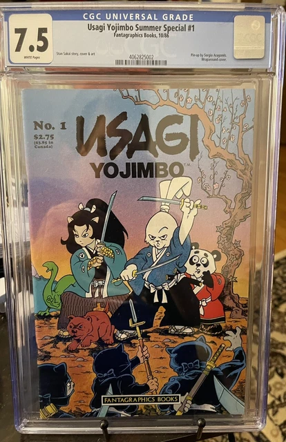 Usagi Yojimbo Summer Special #1 Stan Sakai CGC GRADE 7.5 Fantagraphics