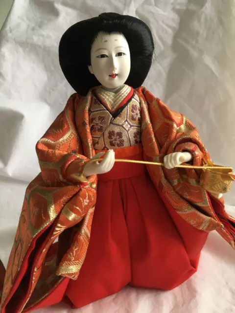 Rare Antique Hina Ningyo Lady Doll