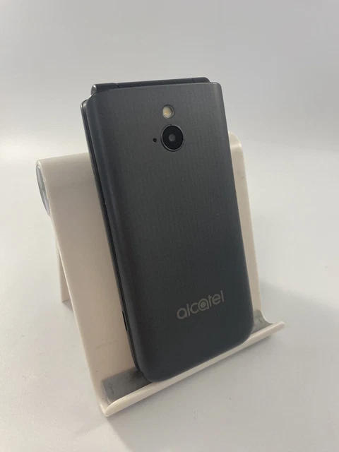 ALCATEL 3082X 4G Grey Unlocked 2.4" 1.3MP SMS Mobile Button Flip Phone ...
