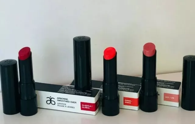 ARBONNE SMOOTHED OVER LIPSTICK COLOR ** All 3 Colours**