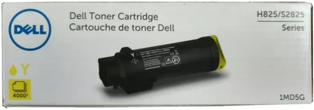 Dell Genuine 1MD5G Yellow Extra High Yield Toner Cartridge For H825/S2825