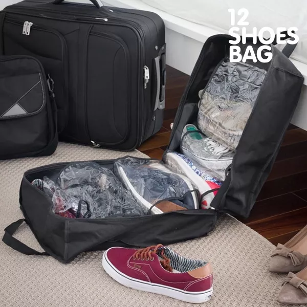 Schuhtasche Tasche für 12 Schuhe Reisetasche für Schuhe Sporttasche Shoes Bag