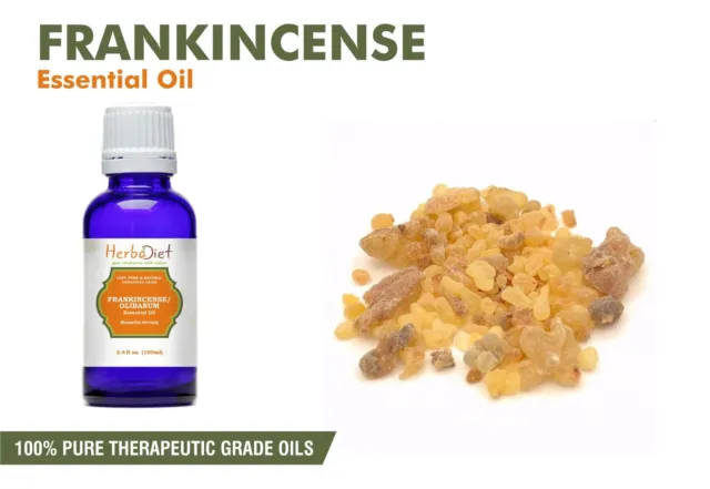 Frankincense Essential Oil 100% Pure Natural UNCUT Aromatherapy Therapeutic Oils