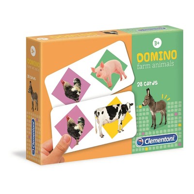 28 cartes NEUF Clementoni Domino Animaux de la mer pour enfant 3 ans et + 