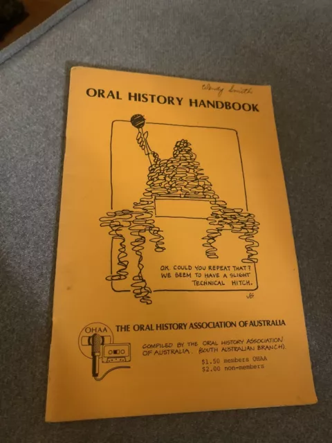 all history handbook all real oral history Association of Australia