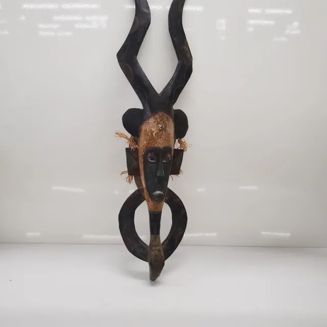 Brave Horns African Mask Carving