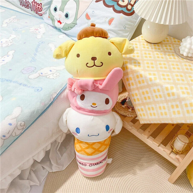 My Melody Cinnamoroll Ice Cream Shape Pillow Long Cushion 85cm Plush Doll Toys