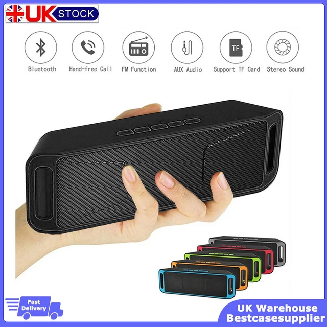 PORTABLE STEREO USB/TF Bluetooth Speaker Wireless Bass Outdoor Indoor ...