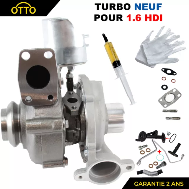 Turbocompressore per Peugeot 206 207 307 308 407 Partner Berlingo 1.6 HDI