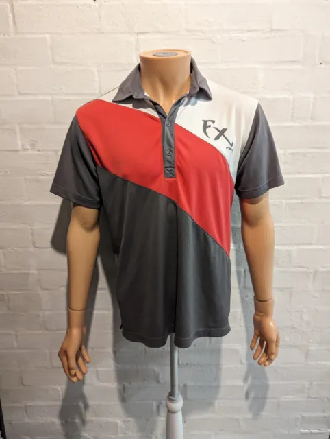 Polo Camicia Fenix Golf XL Colletto Grigio Blocco Colourway