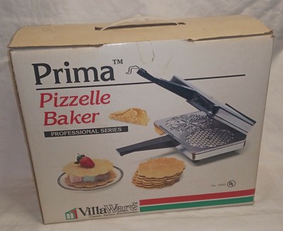 villaware pizzelle baker prima professional series