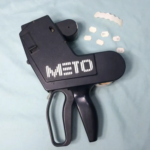 METO Pricing Gun 1-Line Labeler Price Label Sticker Changer