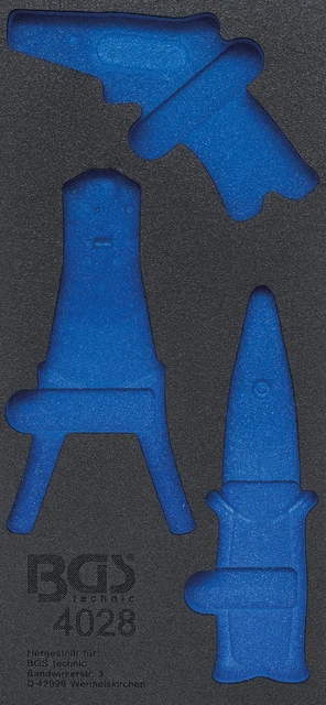 Insert de servante d'atelier - BGS - 4116 - Mousse dure - 1 insert - 80