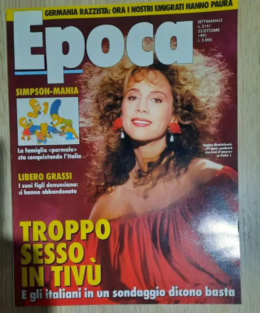EPOCA 1991 SANDRA Monteleoni=Mia Molinari=Simpson=Zola=Maurizia ...