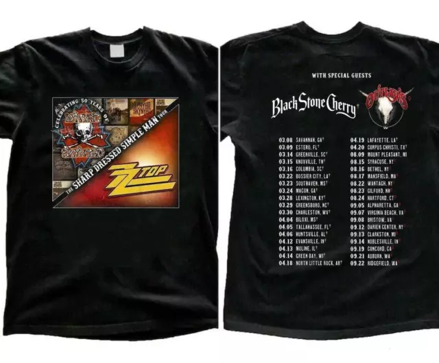 Lynyrd Skynyrd ZZ Top Tour 2024 Music Shirt Unisex Gift All Fans S-5XL