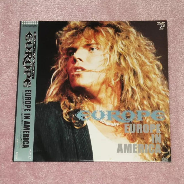 EUROPE In America - RARE 1989 JAPAN LASERDISC + OBI (MJL-1029) [Joey Tempest]