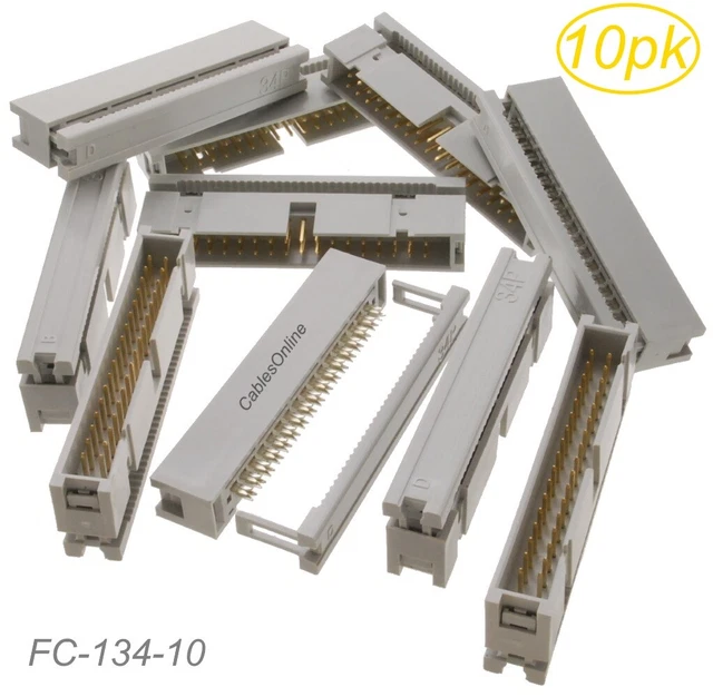 CablesOnline 10-Pack 20-Pin 2x10 Male IDC 2.54mm Bolivia