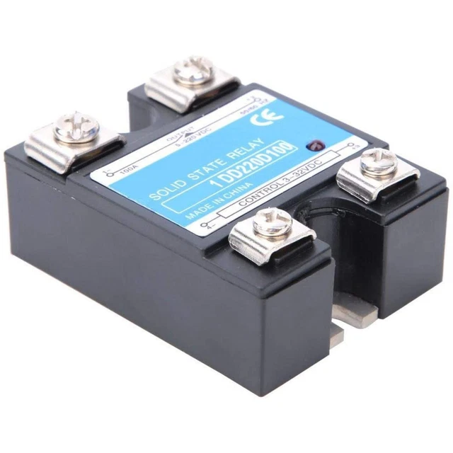 1 Pezzi 100A cc-Cc Relè a Stato Solido Input 3-32V Dc-Load 5-220VDC DD220D100