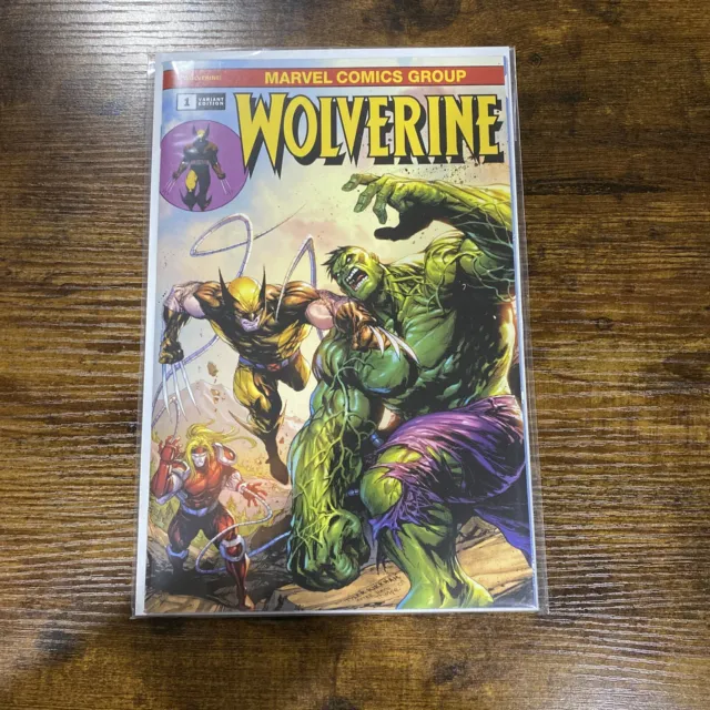 Wolverine #1 * NM or Better * Tyler Kirkham Incredible Hulk 181 Trade Variant 🔥