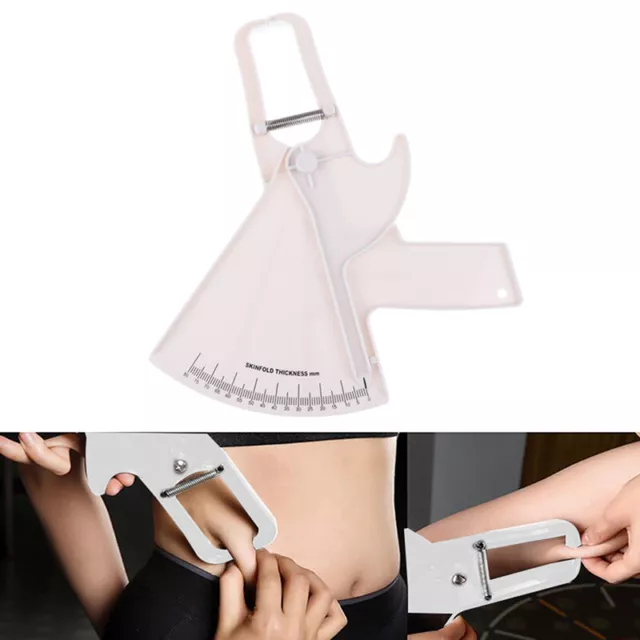 80MM Measure Body Fat Caliper Skinfold Tester Caliper Analyzer Adipometer H;;i