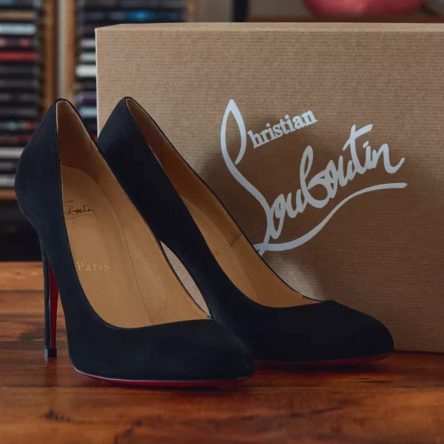 Christian Louboutin So Kate 120 Veau Velours 39 Black Suede heels | eBay