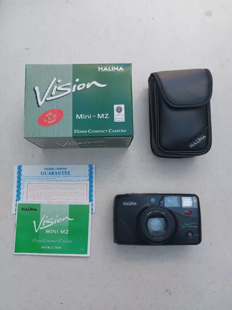 35mm Film Camera Halina Vision mini-mz  Point & Shoot lomo Retro NEW  Boxed