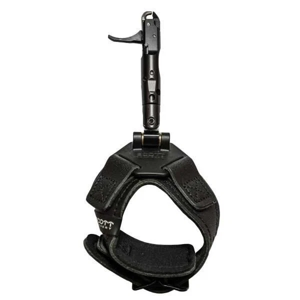 Scott Archery Recon Black Leather Buckle Wrist Strap Trigger Release