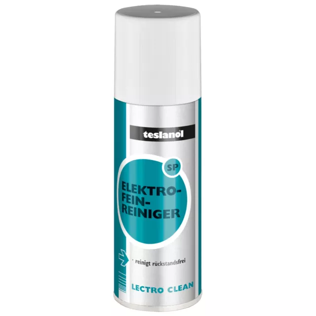 Teslanol Sp Électrique Fin Nettoyant 200ml Mechanik Contact Fein Nettoyeur Spray 2