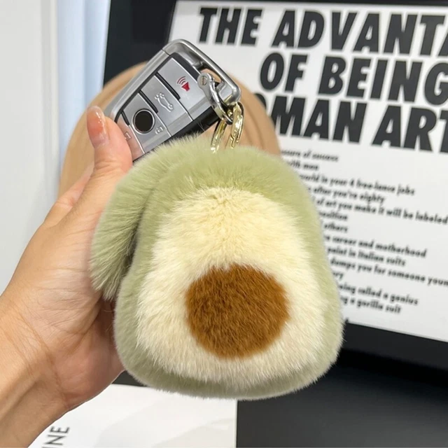Charm Keychain For Women Bag Men Car Keyring Girl Gift Cute Doll Plush Key Chain