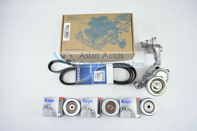 Toyota Tacoma 2005-2015 V6 4.0L Drive Belt Tensioner & Idler Pulley Kit (OE)