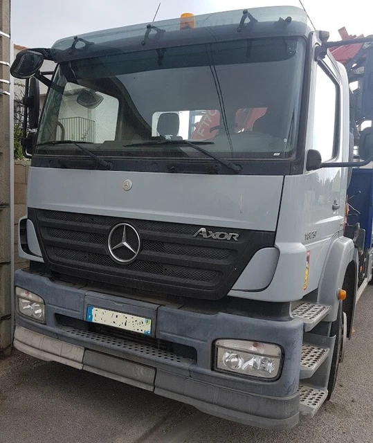 Mercedes Axor 1829 Avec Grue Fassi F170 Plateau 2