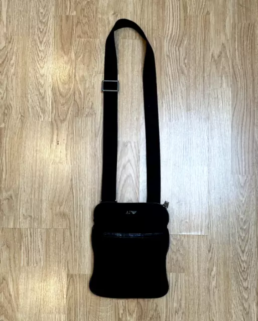 Armani jeans small nylon pouch bag online