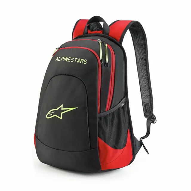 ALPINESTARS Defcon Backpack Black/Red/Hi Vis Yellow 1119-91300 Schoolbag