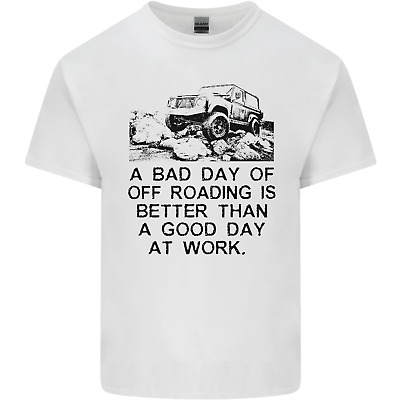 A Bad Jour De Off Construction de Routes 4X4 Tout Terrain Homme Coton T-Shirt