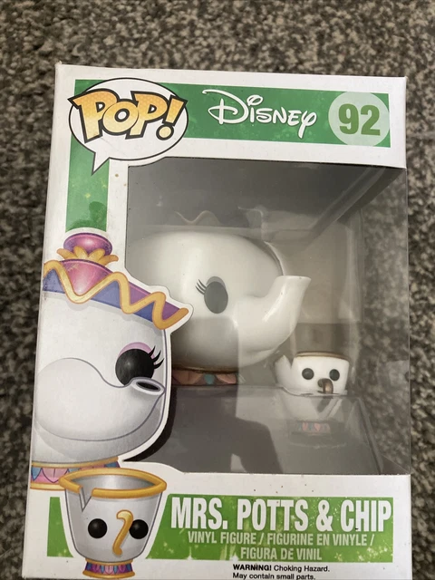 BEAUTY AND THE Beast Mrs Potts And Chip #92 Funko POP Rare £4.99 ...