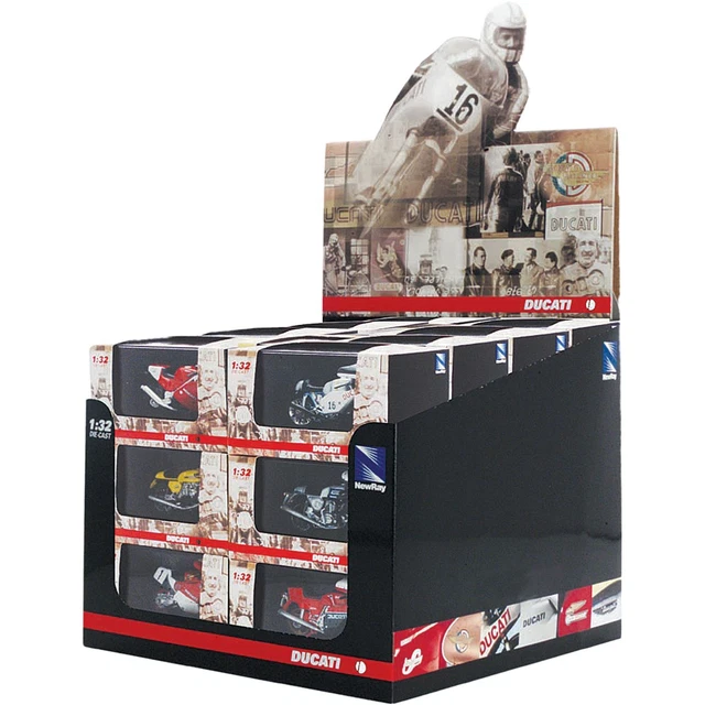 Replica 1:32 Super Sport Bike Ducati Models Set - 24 Piece Assortment 06037IA