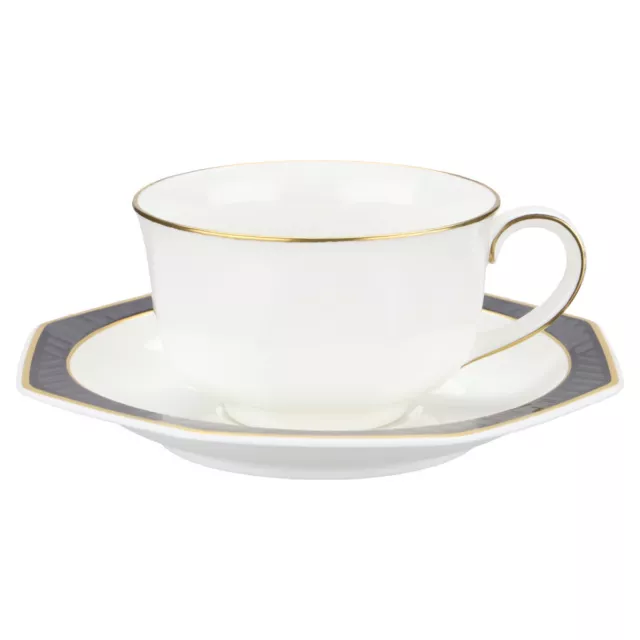 Teetasse mit Untere klein Ostfriesenmodell Villeroy & Boch Heinrich Black Pearl