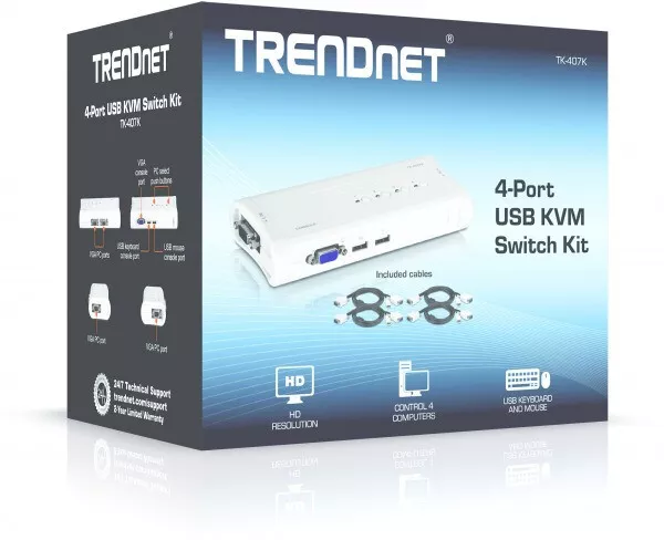 Switch TRENDNET TK-407-K