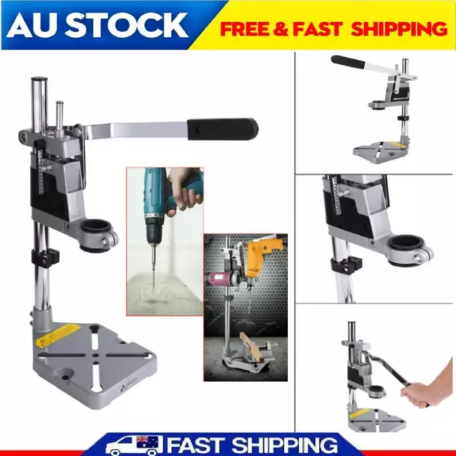 Portable Bench Drill Press Holder Grinder Bracket Stand Clamp Electric Repair OP